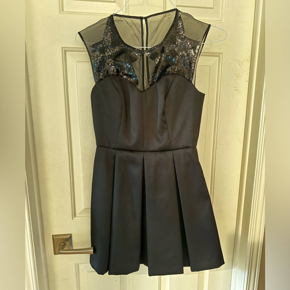 Sandro black dress